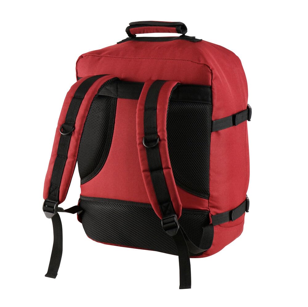 Cabin Max Mochila Viaje Cabina Avion 45x36x20 Easyjet, Mochilas Viaje Avion Equipaje de Mano, Mochilas Viaje, Correas de Compresión - Poliéster RPET Reciclado (Metz 30L)