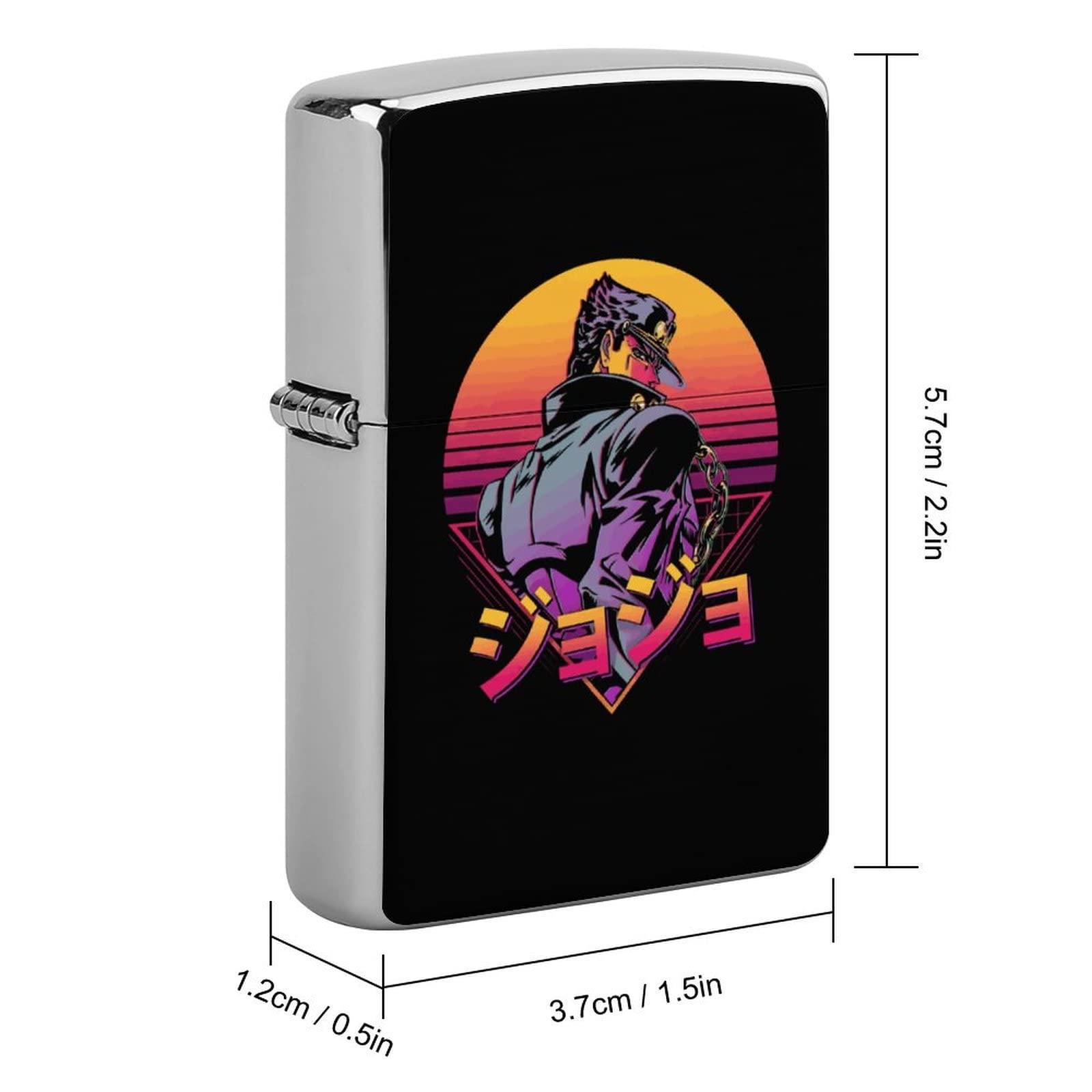 ジョジョの奇妙な冒険　オイルライター　zippo 風　JP43 ジョジョの奇妙な冒険 オイルライター ZIPPO 風 ジョセフ