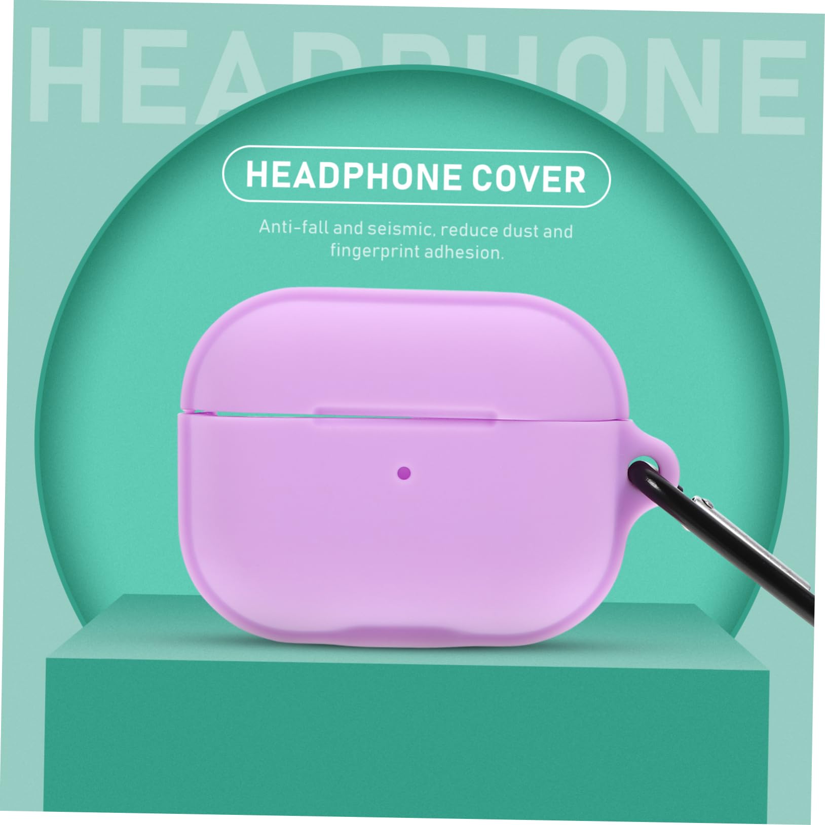Hemobllo 5piezas Funda Protectora Magnética para Auriculares Inalámbricos Silicona Resistente Golpes y Arañazos Diseño Chic