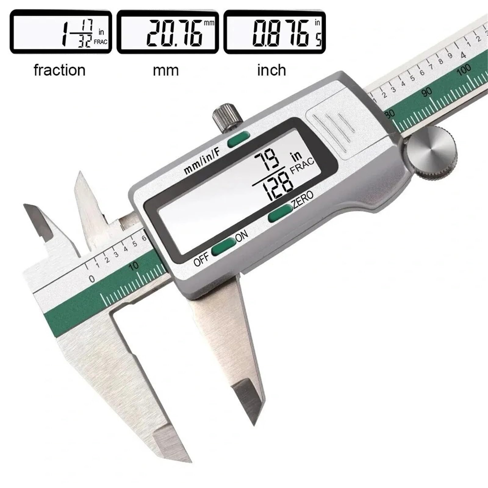 Suwmiarka cyfrowa Suwmiarka cyfrowa 4 szt. 150 mm ze stali nierdzewnej, 0,01 mm, wysoka precyzja, do pomiaru elementów mechanicznych Wysoka dokładność