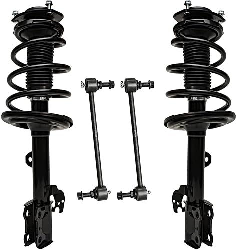 Miniatura 99 de Detroit Axle - Kit de puntales delanteros para Volvo C30 C70 S40 V50, 2 puntales muelle helicoidal 2 estabilizador, barra estabilizadora, enlaces