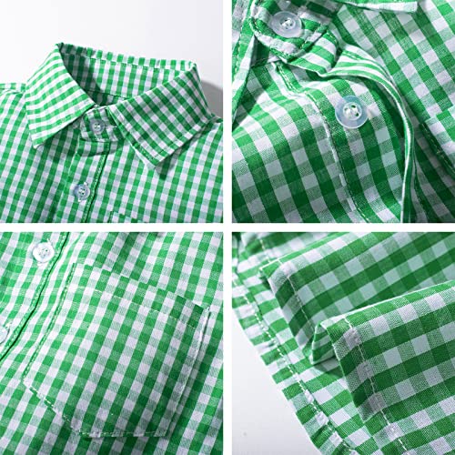 Image of Yilaku Toddler Baby Boy Clothes Gentleman Wedding Outfits, Formal Dress Shirt with Bowtie + Suspender 3 Monthes-4 Years