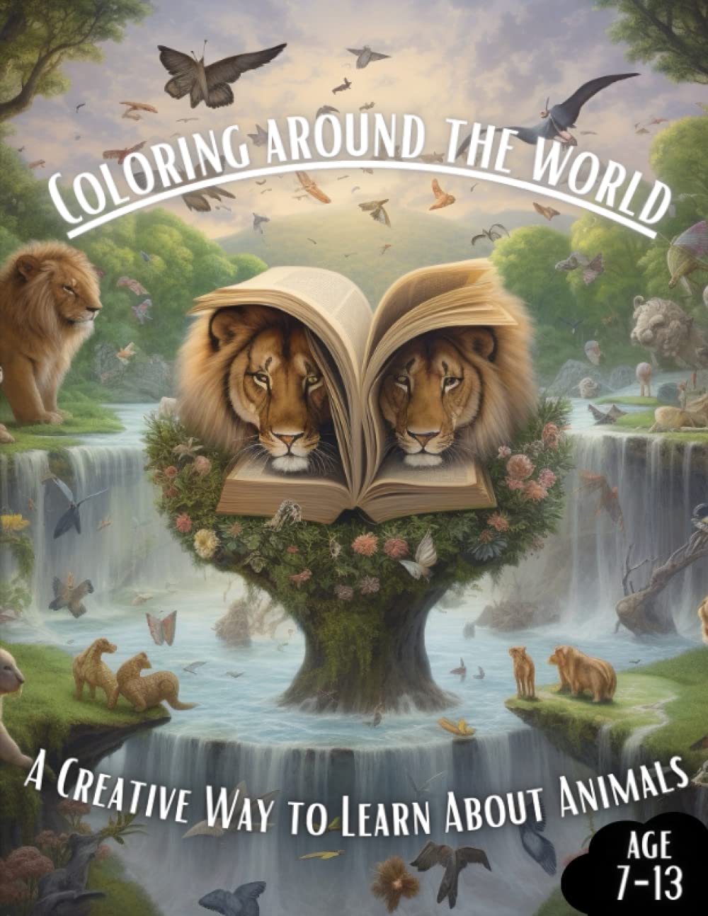 Colouring Around The World: A Creative Way To Learn About Animals Through A Colouring Book - Ages 7-13