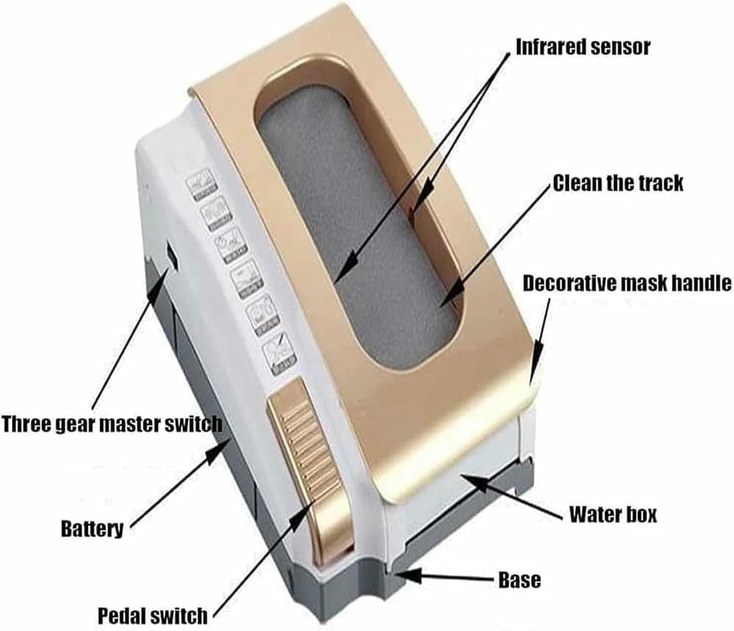 Automatic Rechargeable Shoe Cleaner,Waterless Sole Cleaning Machine ,For Home, Hotel, And Sales Center Use