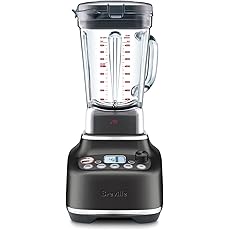 Breville the Fresh & Furious Red Velvet 50 oz Food Blender, 1100 Watts, 5 Speed Settings, Includes Accessories