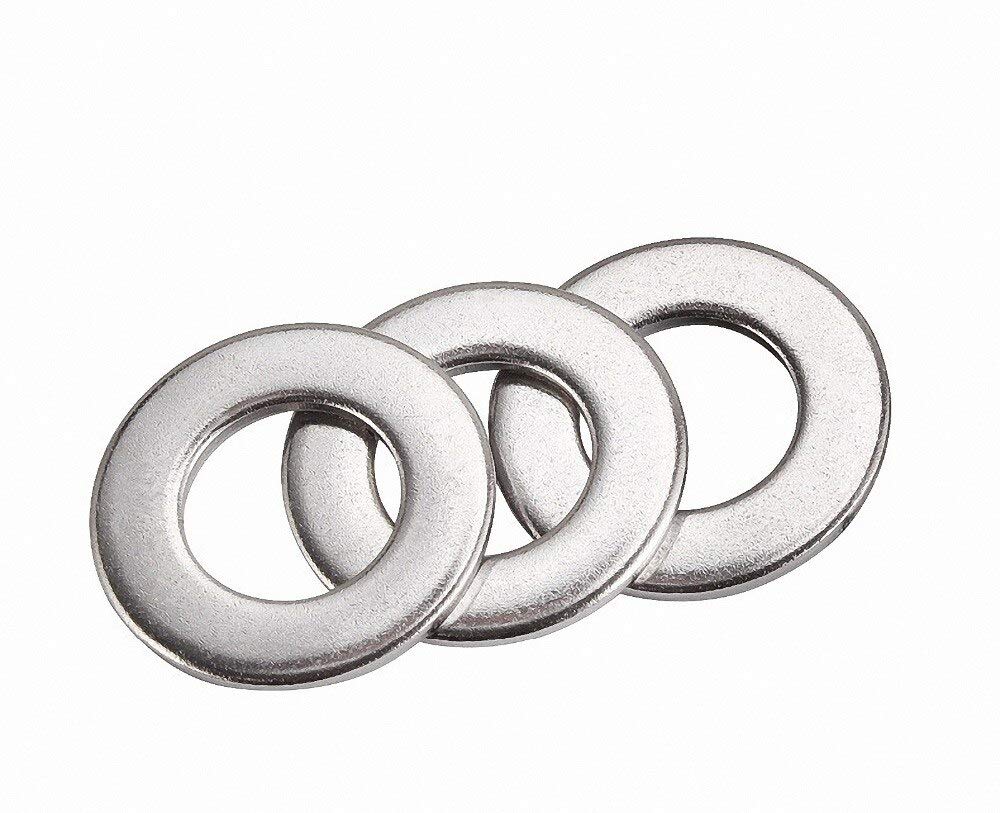 JIEYUZYUO Ss 304 Washer Thickness 1Mm Flat Penny Mudguard Repair Washers M10 M12 M14 M16 M18 M20 10-50Pcs/50Pcs/M12*20 * 1