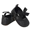 Mix&Max baby-girls Front Bow Velcro Strap Ballerina Shoes Ballet Flat