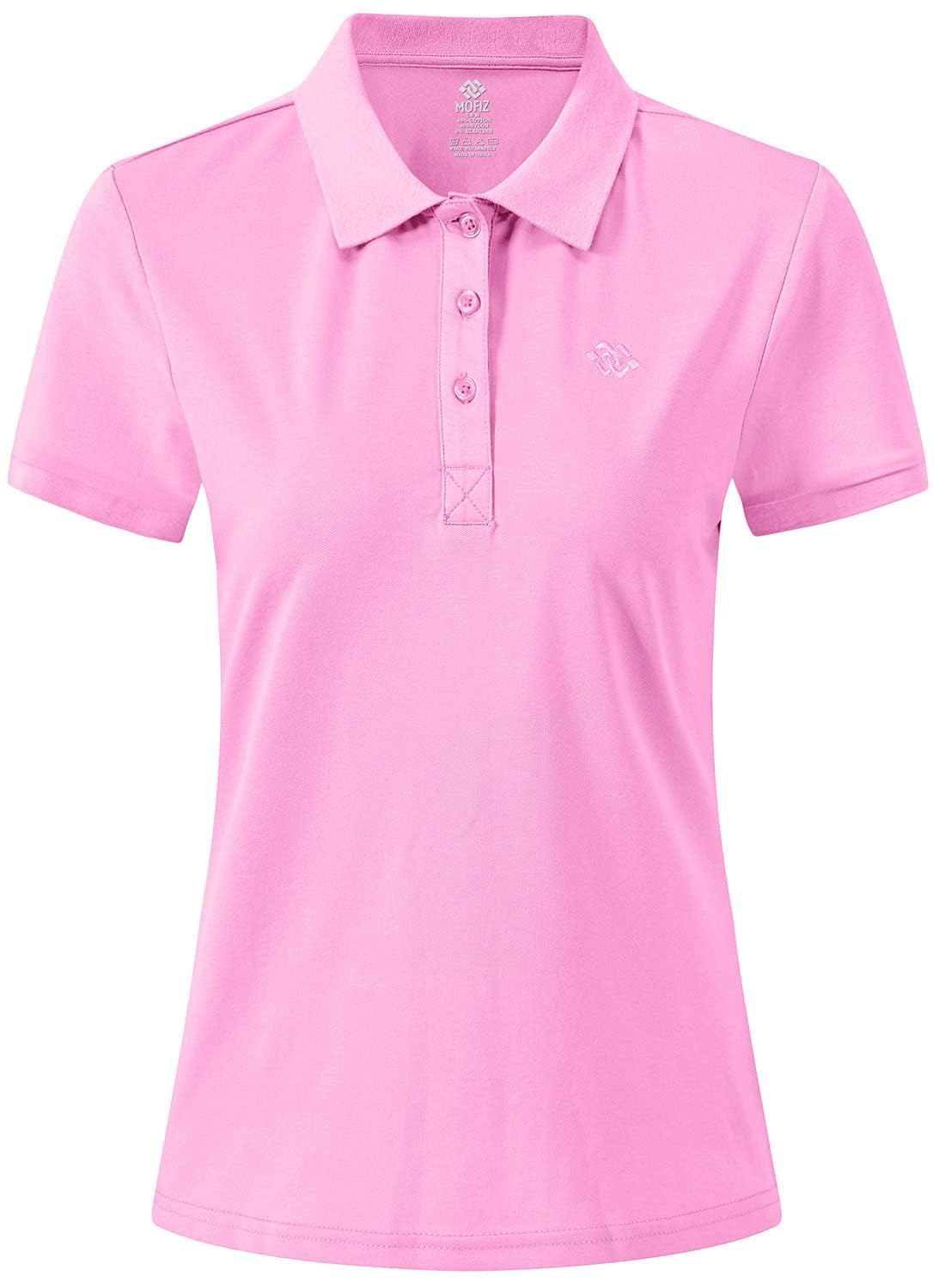 Polo Mujer Camiseta Mangas Cortas Verano Algodón Transpirable Trabajo Golf Tops