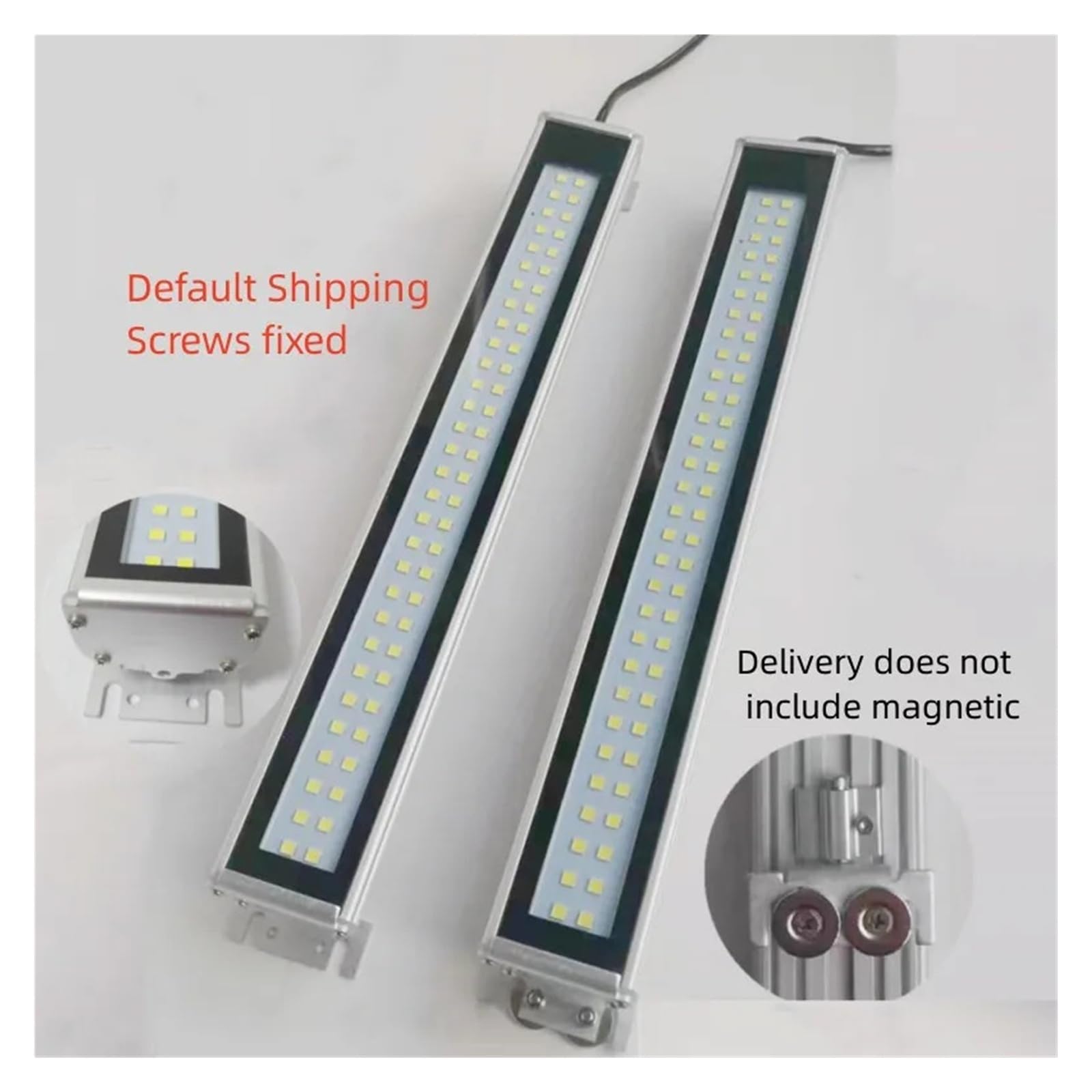 Lampa warsztatowa LED Wodoodporna metalowa obudowa Ze stopu aluminium Wyposażenie tokarki CNC Oświetlenie IP66 11W-21W Do obrabiarek(21W 620mm,110-230V)