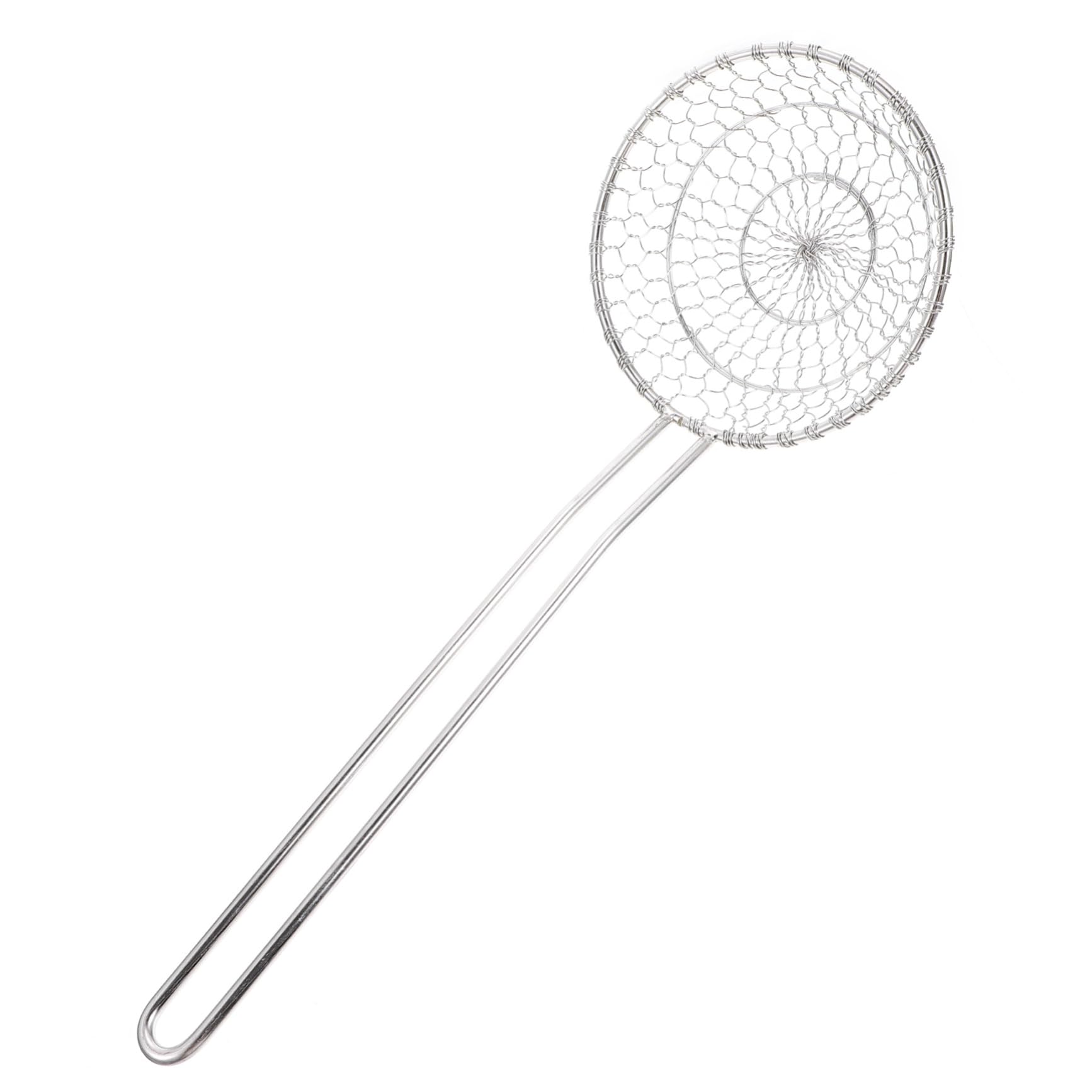Ciieeo Stainless Steel Skimmer Spoon Kitchen Wire Strainer Frying Strainer for Cooking
