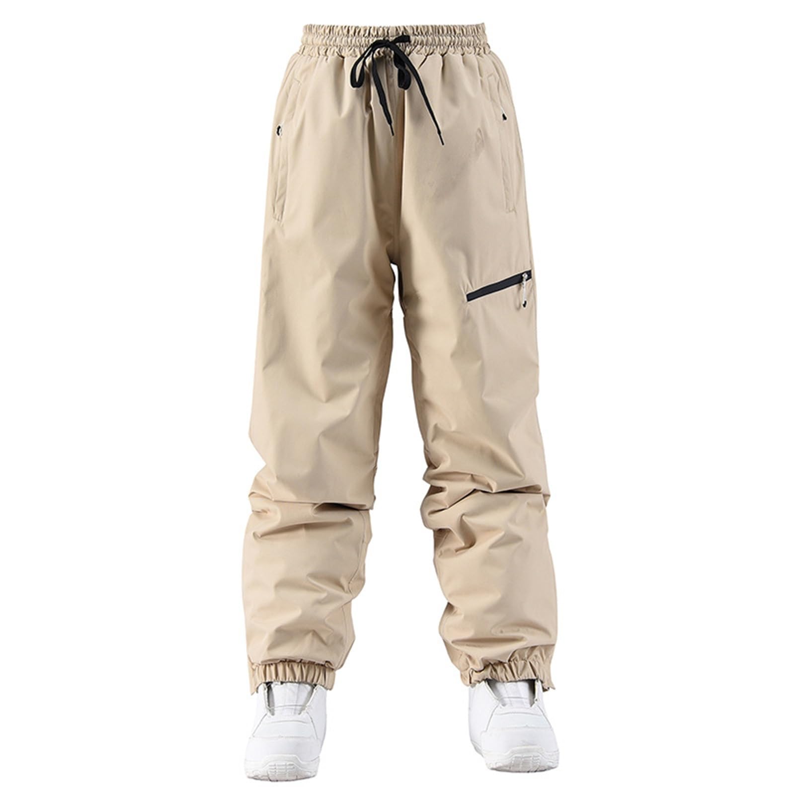 Sunnyuk Tuta da Neve Uomo Pantalone Taglie Forti Elasticizzati Pantaloni Sci Termici Tuta Impermeabile Snowboard Salopette da Neve Montagna Curvy Invernale