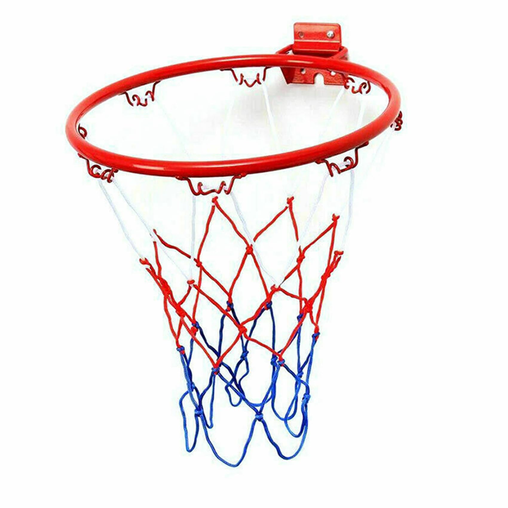 3 x Obręcz do koszykówki 32 cm Metalowa siatka na obręcz Kosz Wisząca obręcz do koszykówki ze śrubami do sportów na świeżym powietrzu w pomieszczeniach