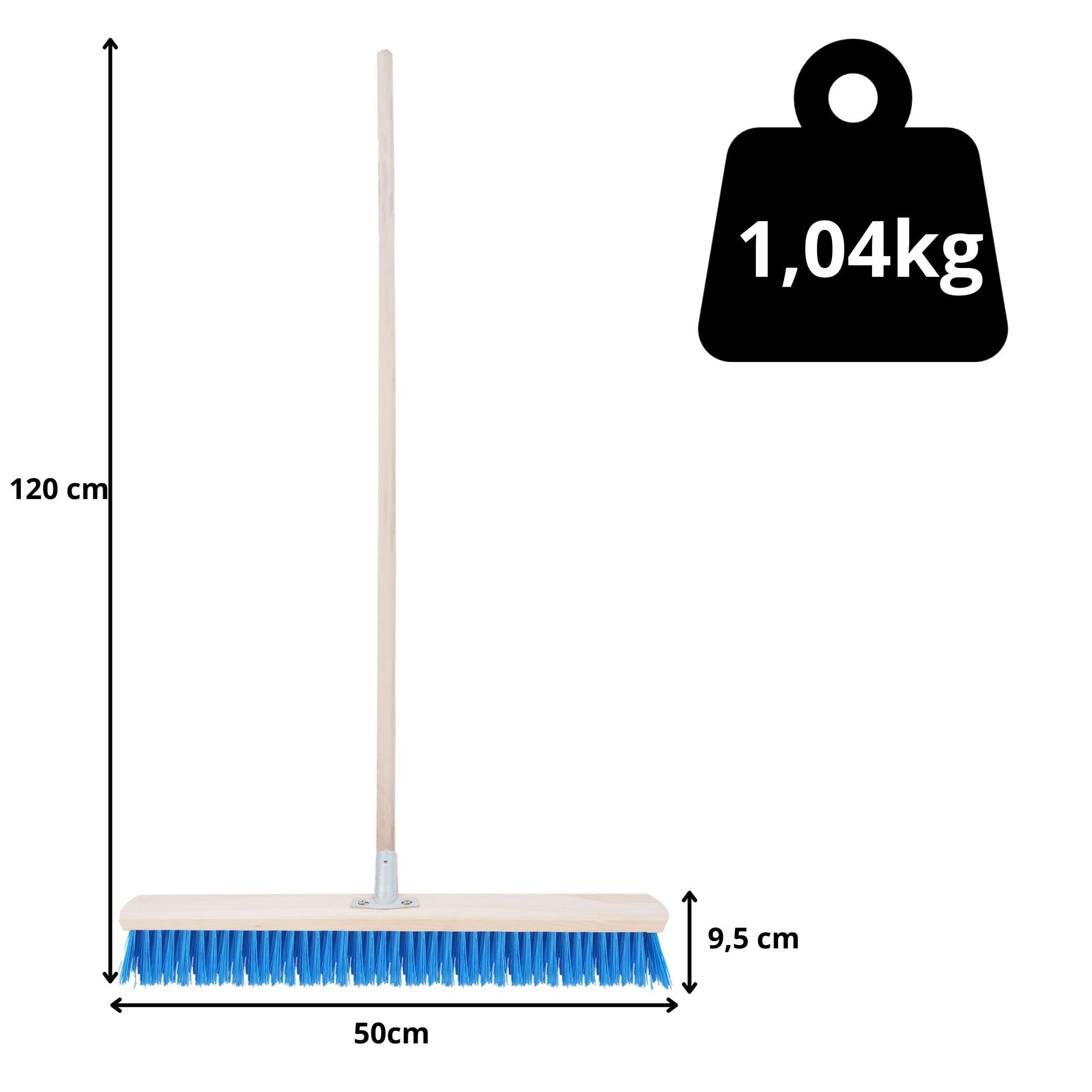 Kit de déneigement pour un nettoyage efficace dans les entrepôts et sur les routes - Avec pelle à neige, pousse-glace et balai - 50 cm - Élimination de la neige et de la glace