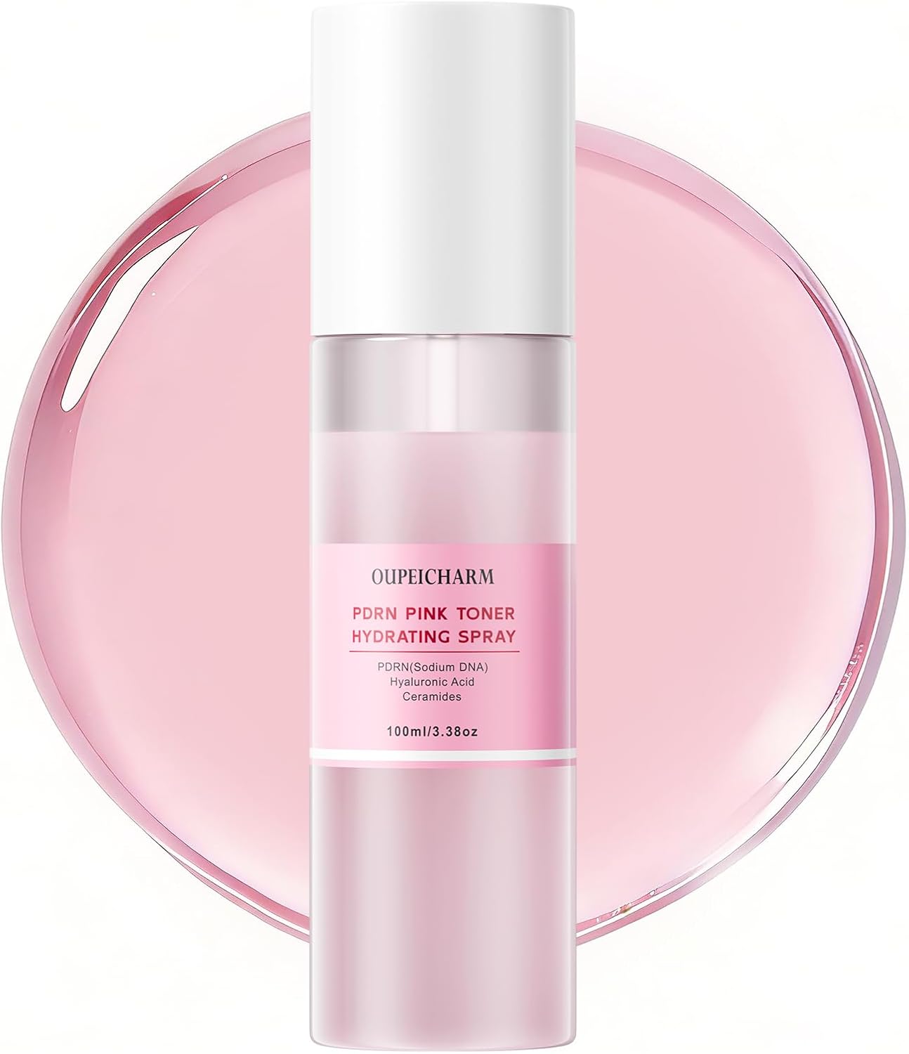 PDRN Salmon DNA Spray – Anti-Aging Face Mist with Niacinamide & Ceramides, Hydrating Essence Toner for Barrier Repair, Fine Lines & Glass Skin Glow, Sensitive Skin Safe, 3.38 Oz
