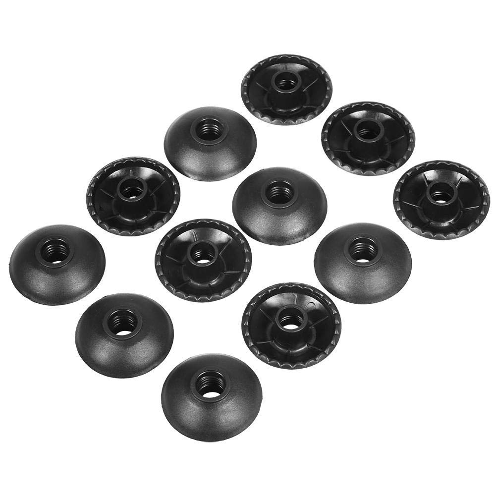 Vgeby Black Trekking Pole Basket, 12Pcs Snow Ski Mud Pole Basket For Outdoor Walking Trekking Climbing Hiking Hiking Camping