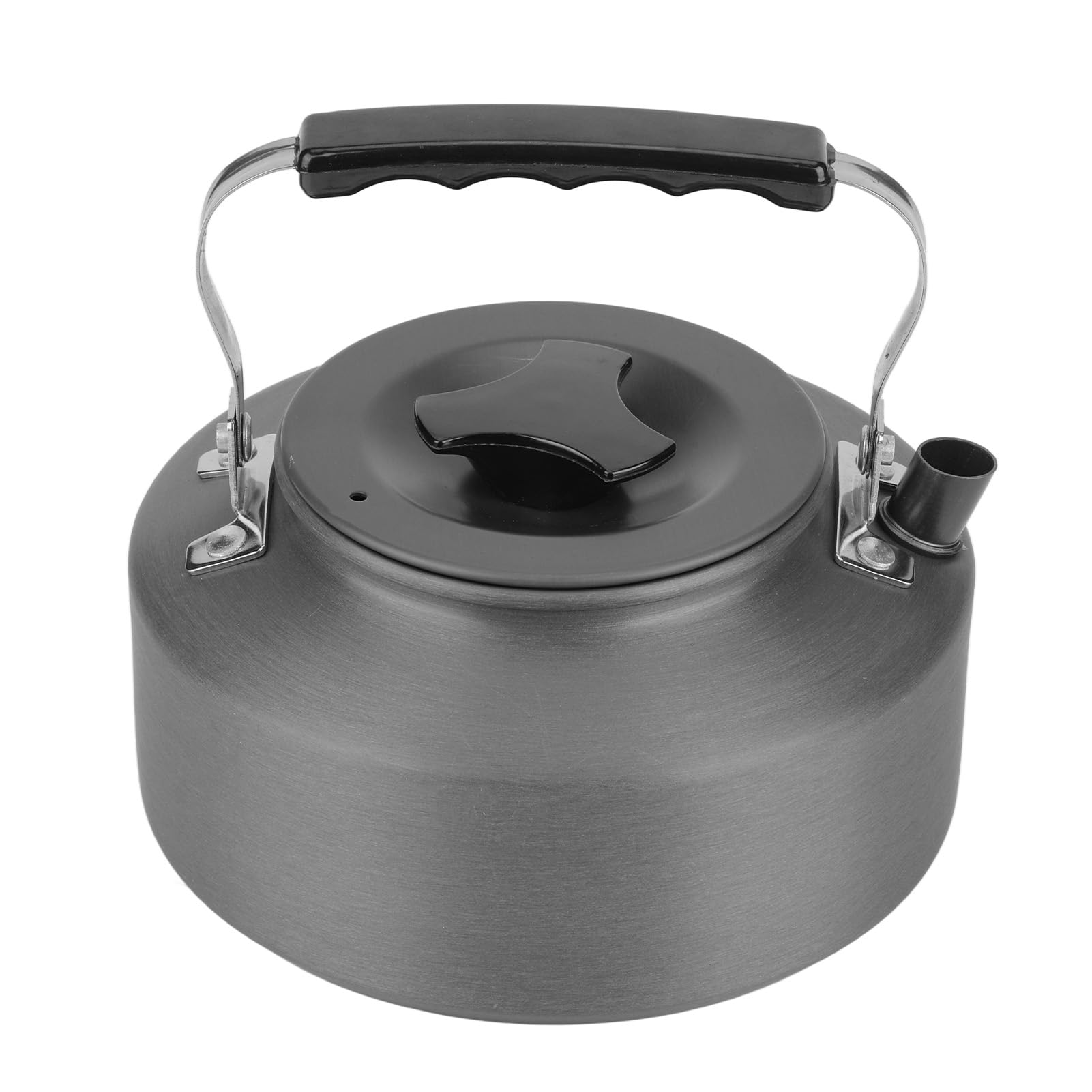 KUIDAMOS Przenośny Aluminiowy Zestaw naczyń Kempingowych, Odporny na Wysokie Temperatury, do Pieszych Wędrówek na świeżym Powietrzu, Wędrówek z Plecakiem, Zestaw Misek do Czajnika ze Stali Nierdzewnej