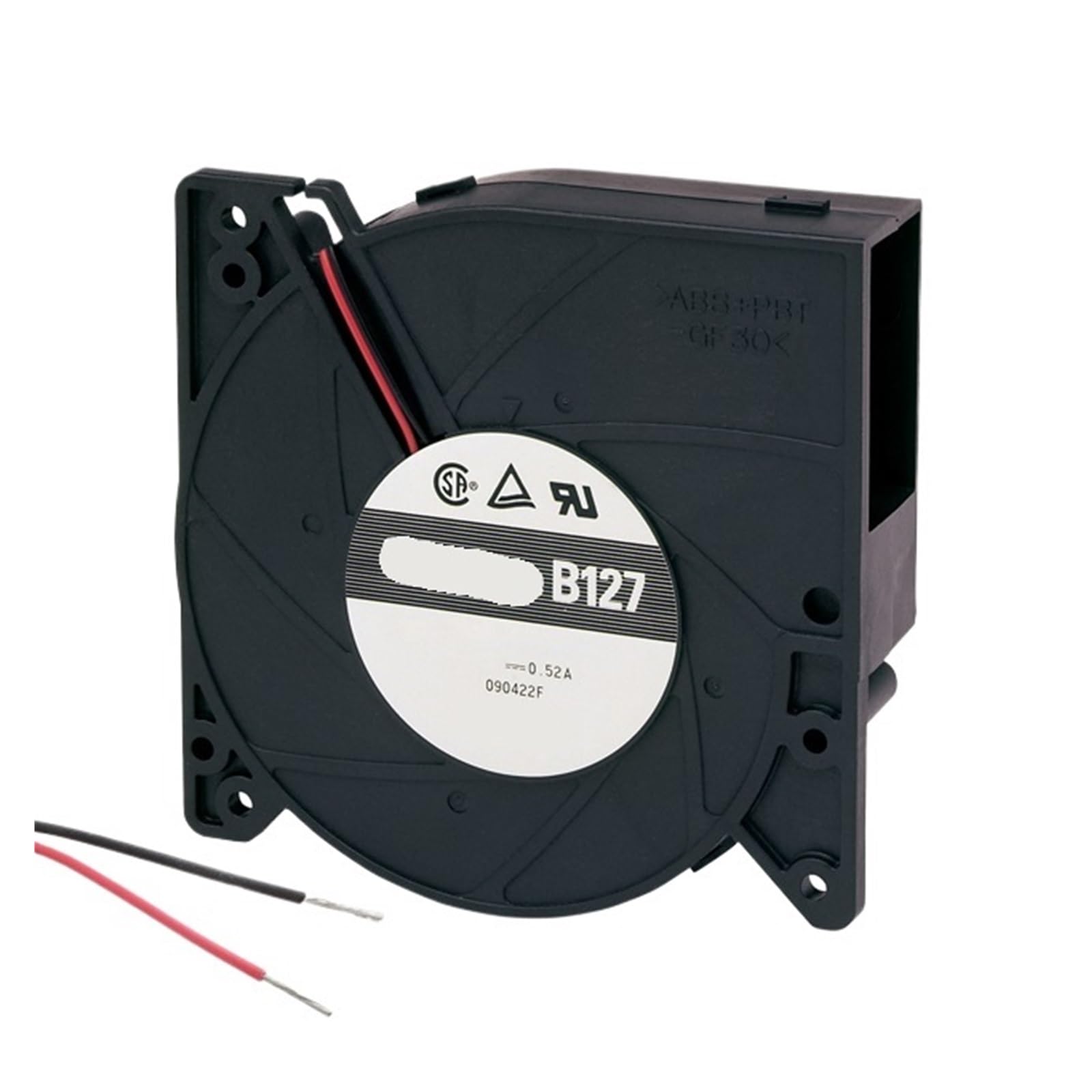 PEQYUACTE 109BJ12HA2 12VDC Fan 126X127X32mm 6.24W 2wire 2400RPM