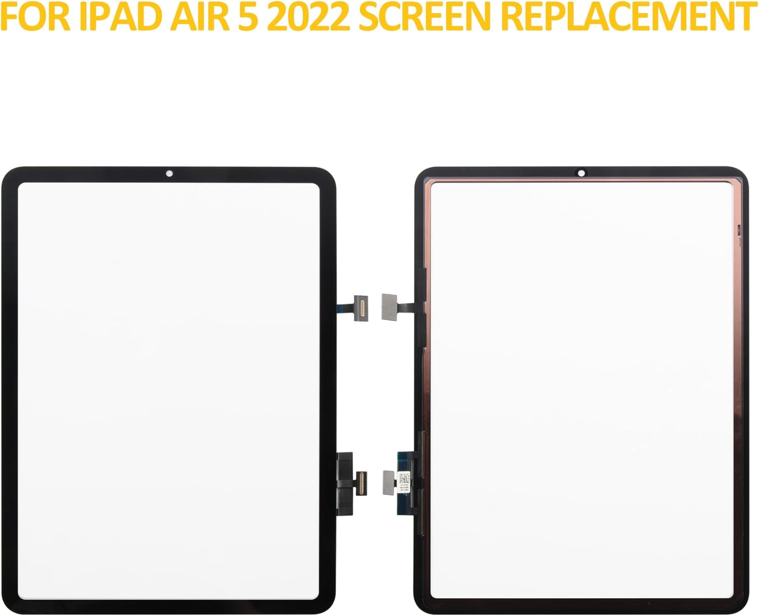 A-MIND Touch Screen Digitizer Replacement for iPad Air 5th Generation 2022 10.9 Inch Black Glass Panel Only No LCD Compatible with A2588 A2589 A2591