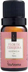 Essência Via Aroma Flor De Cerejeira Para Aromatizador Aromaterapia 10ml