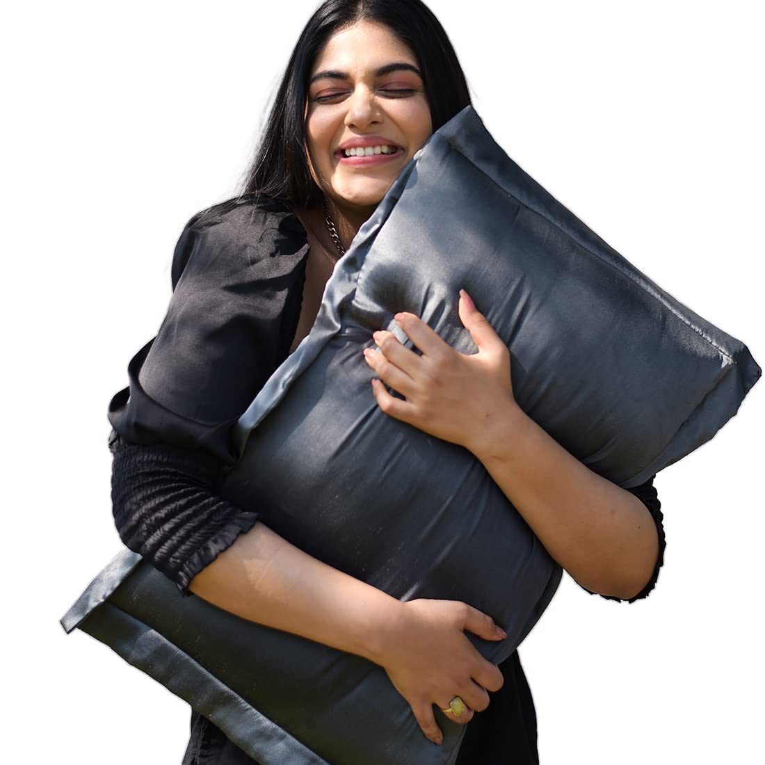 Furbo 100% Mulberry 600TC Silk Pillowcase for Hair and Skin Care, Hypoallergenic, Reduce Frizz, Prevent Wrinkles, Durable and Low Maintenance, 22 Momme 6A Grade, 70 x 40.6 CM, 2 Piece, Charcoal Grey (B09TKWFC6F) Amazon Price History, Amazon Price Tracker