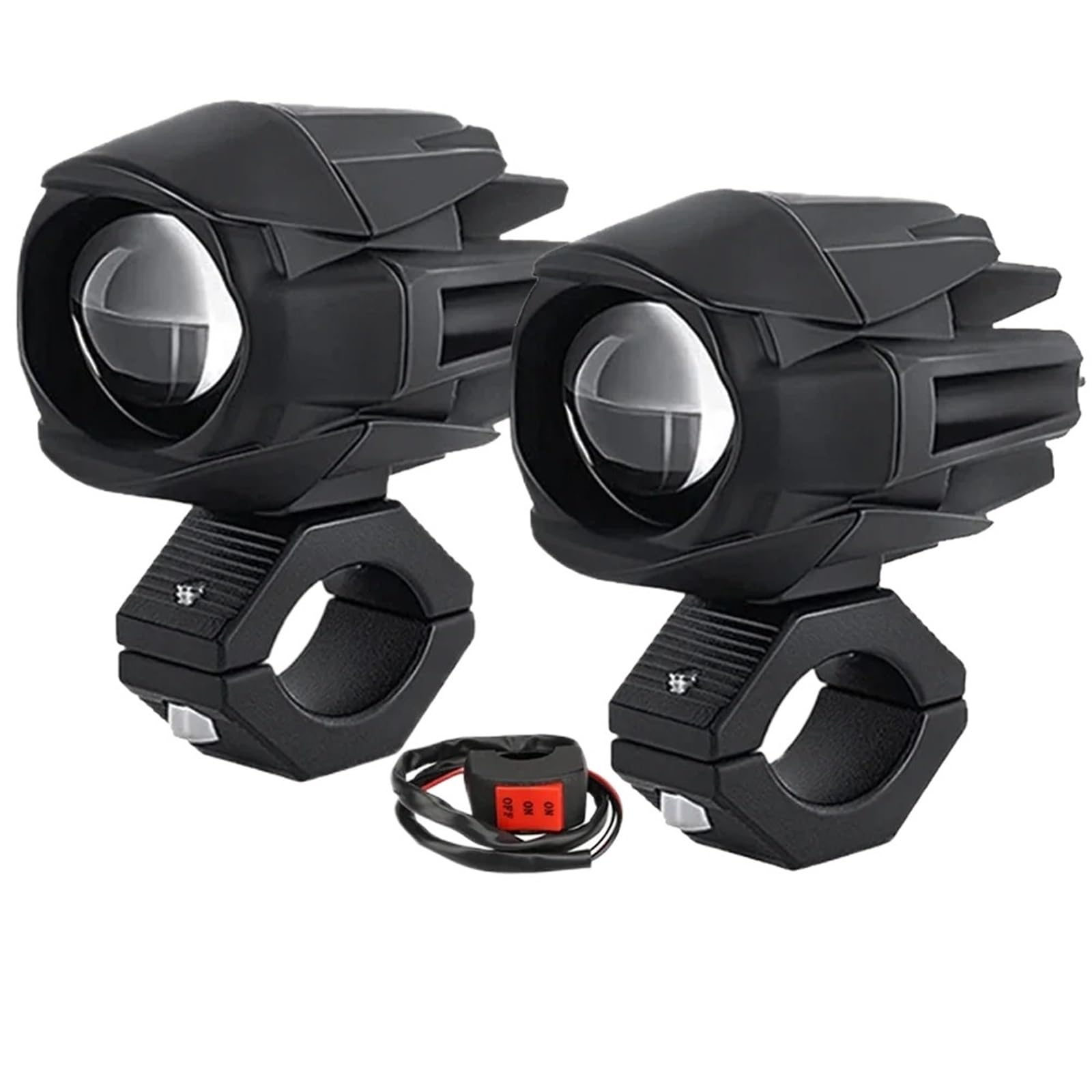 Reflektor Przedni reflektor Pasuje do samochodu Kawasaki SUV ATV12D pomocnicze motocyklowe reflektory LED Moto reflektory światła przeciwmgielne kierunkowskazy(P2 2 PCS Light)