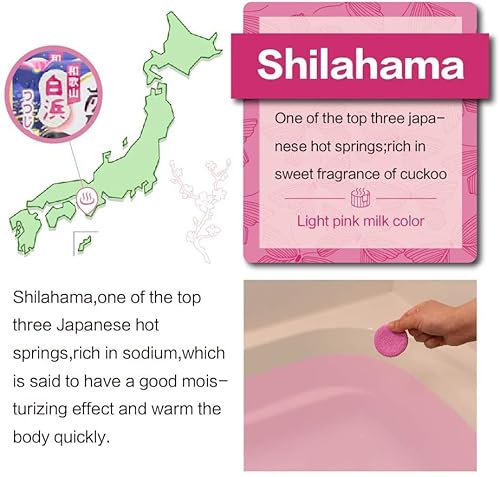 Japanese Salts, Carbonated Bath Powders #TOP2