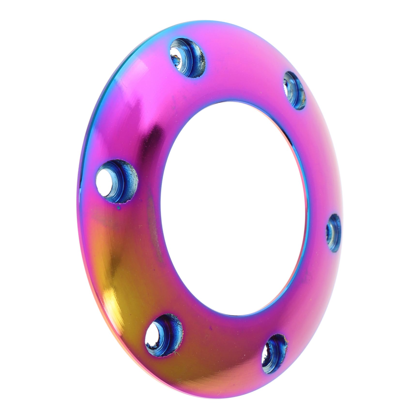 STOBAZA Car Horn Button Colorful Ring Easy Installation Adapter for Racing Cars