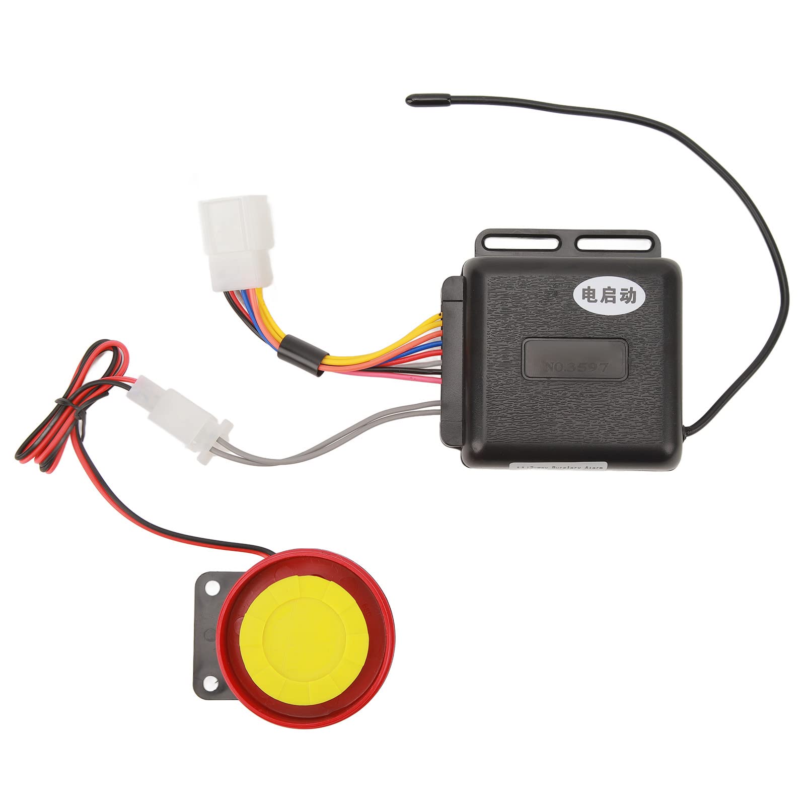 Alarma de Seguridad con Control Remoto, de Alarma Bidireccional de Alta Sensibilidad de 4 Botones para Motocicleta Fácil de Operar para Scooter