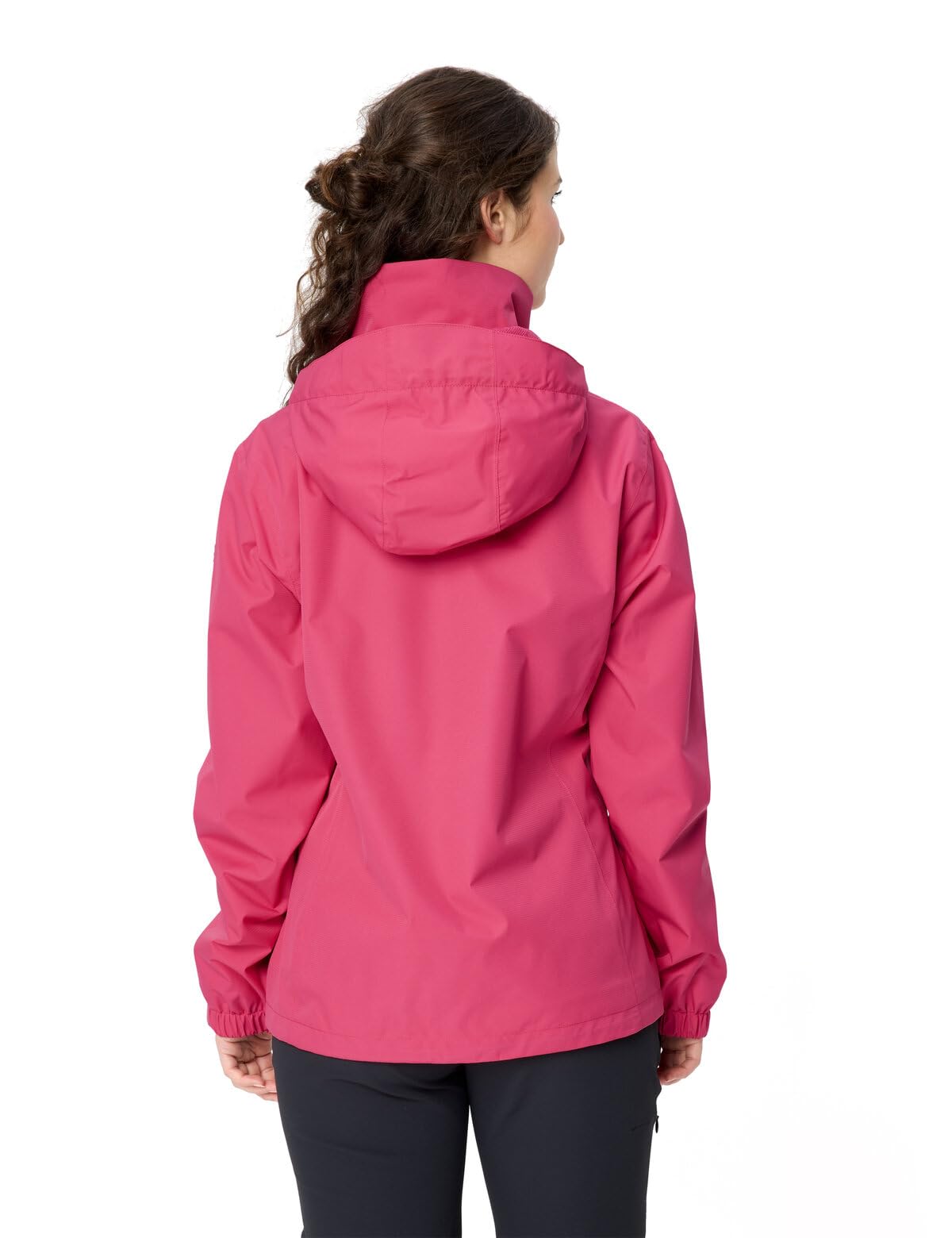 VAUDE Women's Escape Light Jacket, lekka damska kurtka przeciwdeszczowa na wędrówki, wodoszczelna, wiatroszczelna i oddychająca