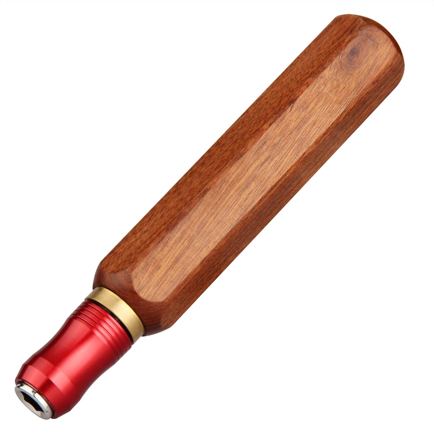 Toolcool Rose Wooden Quick Change Screwdriver Handle Magnetic 1/4 Bit Driver Handle Quick Release Bit Holder