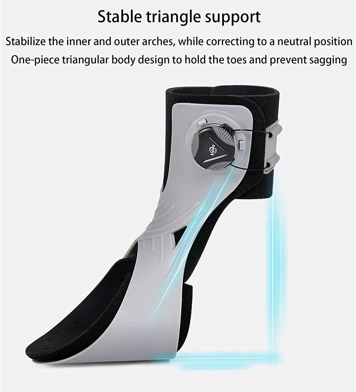 Orteza stawu skokowo-stępowego, Ankle Drop Adjustable Foot Supports Stabiliser For Flaccid And Dorsiflexion Movement(Left,L)