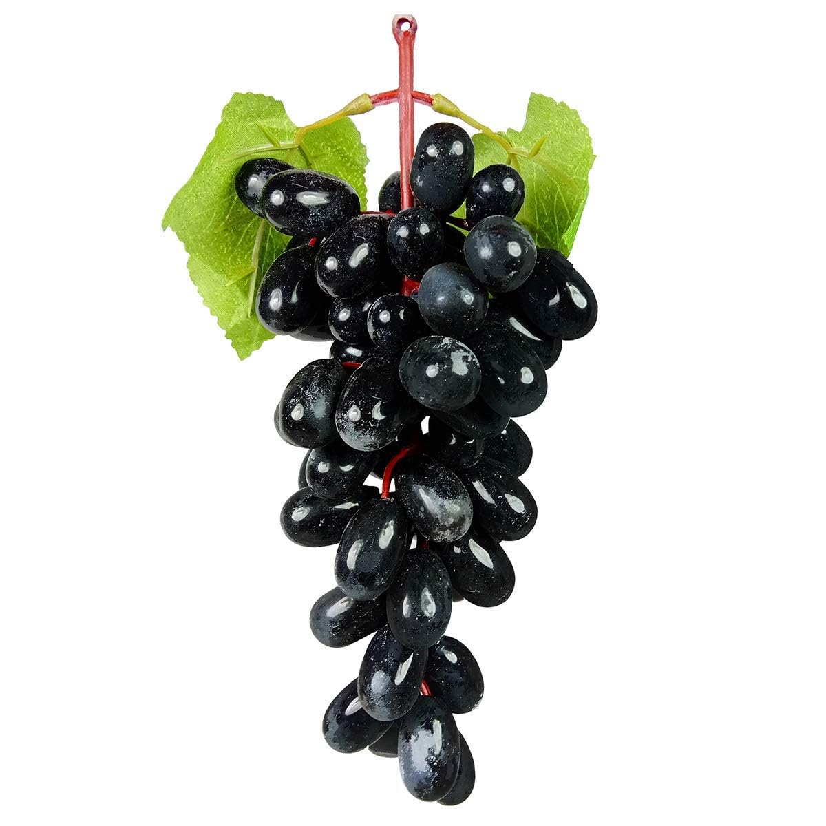 NPRC Artificial Grapes Plastic Fruit Food Home Decor (Black)-image-44