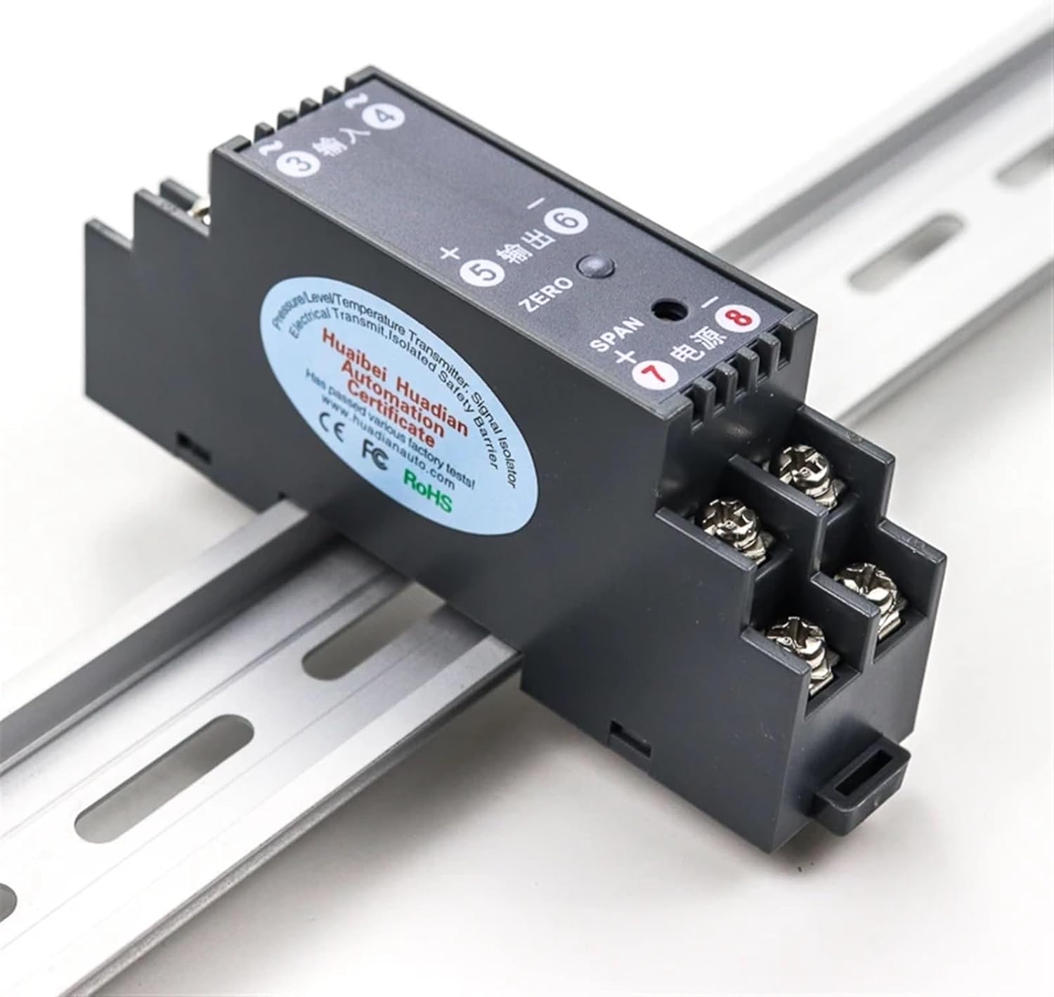 Single Phase AC Current transducer / 0-5A / 4-20mA Isolated modules / 0-10A Voltage transducer(AC Current,Input 0-5A_12-28VDC Power_Output 0-20MA)