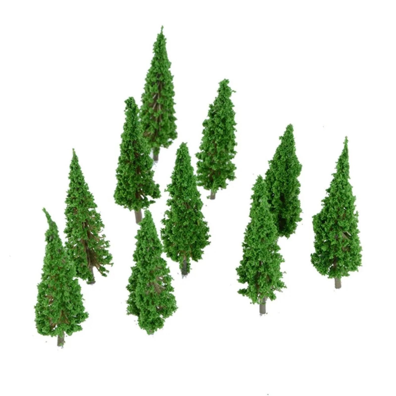 Arbres miniatures HO pour créer un décor réaliste de parc ou réseau de train miniature en Lot de 40