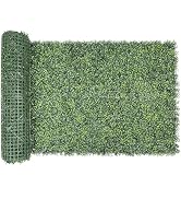 Artificial Boxwood Roll - 48"x140" UV-Resistant Fake Ivy Wall, Privacy Screen For Balcony, Patio, Garden