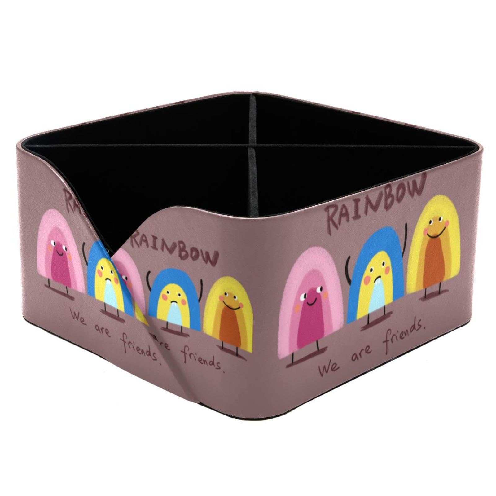 Boîte de rangement multi-couches arc-en-ciel pour illuminer votre intérieur de joie et d'ordre