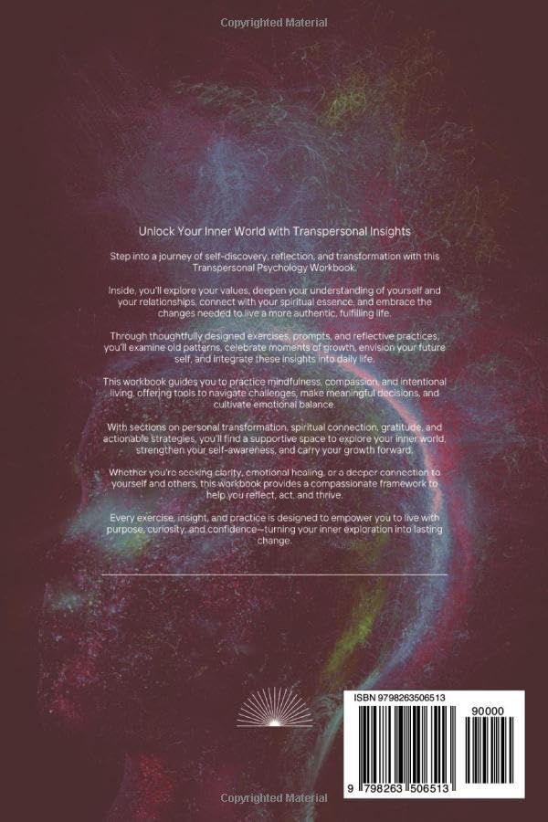 Transpersonal Psychology: Guided Therapy Workbook with Prompts and Journal Entries for Self-Reflection, Healing, and Spiritual Growth - Image 2