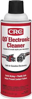 CRC 05103 QD Electronic Cleaner 11 oz - Residue-Free Quick-Dry Precision Cleaner for Contacts, Connectors & Sensitive Electronics