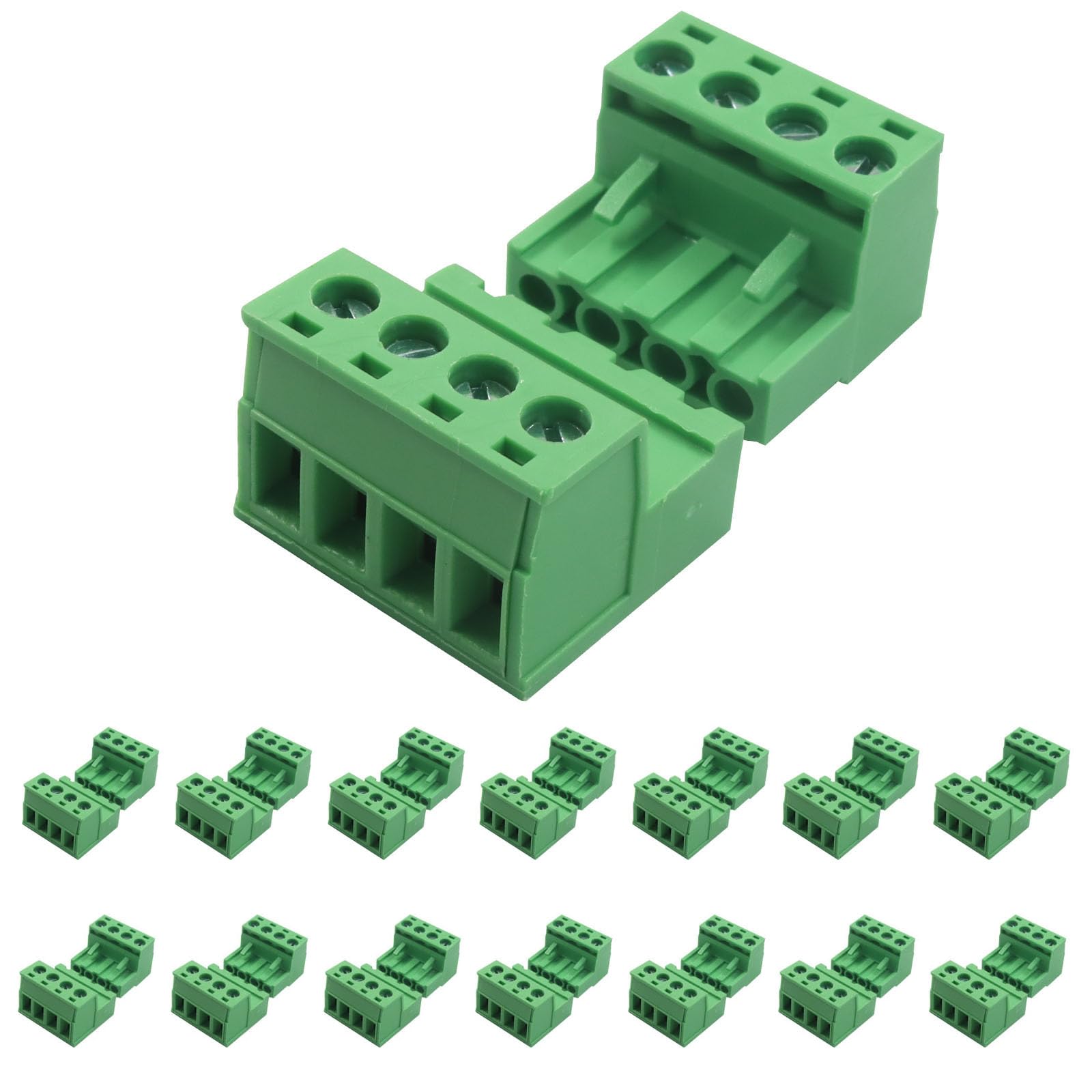 Borniers à vis 4p 5,08 mm pour montage PCB durable et précis