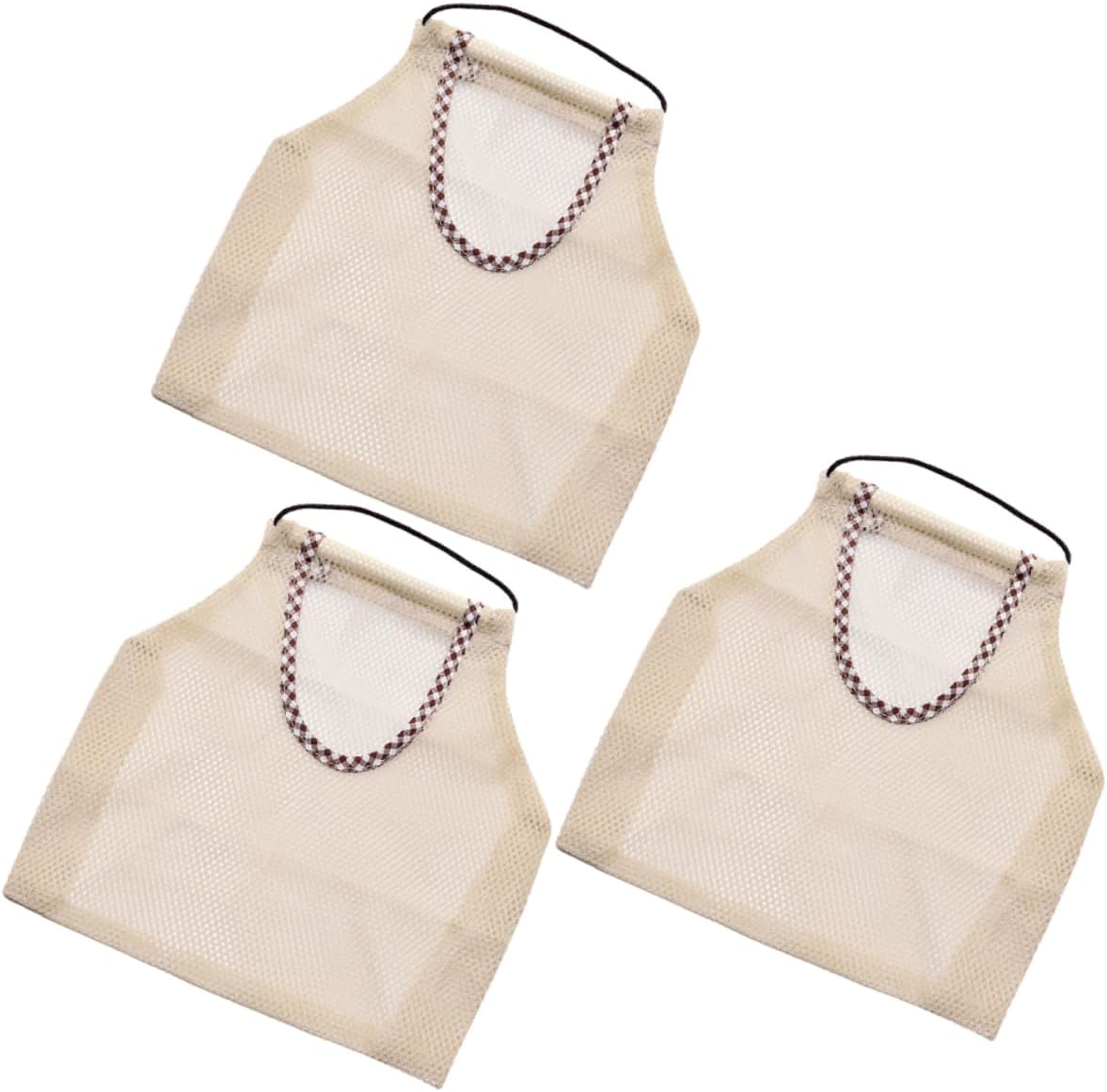 3pcs Hanging Mesh Bags for Fresh Vegetables Food Storage Onion Ginger Garlic Fruits Bags Kitchen Vegetable Storage