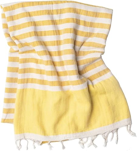 Feelgoodz Toalla ultra suave artesanal turca playapiscinagimnasiopicnic (miel)