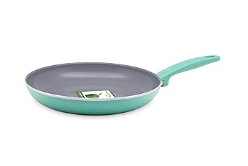 GreenPan Induction Base Non Stick Ceramic Fry Pan, Turquoise