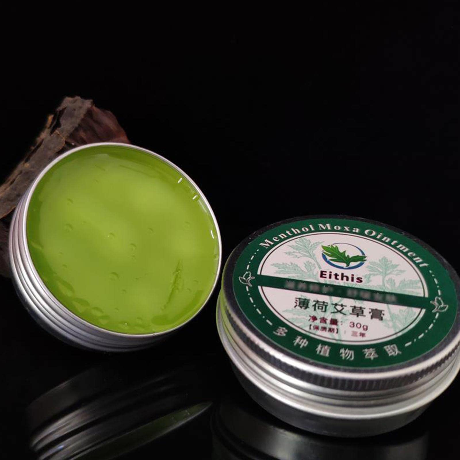 2Pcs All Natural Ingredients Antipruritic Creams Wormwood Antibacterial Cream Anti-mosquito Bites And Itching Cooling Oil Moxibustion Cream Portable