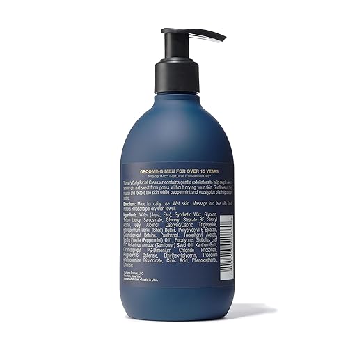 Miniatura 2 de Truman's Gentlemen's Groomers - Limpiador facial para hombres - Aceites de menta y eucalipto, lavado facial masculino hidratante - Elimina el sudor