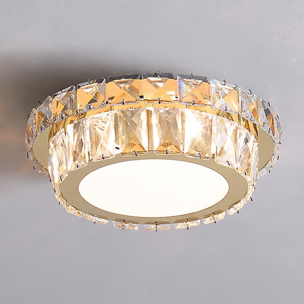 Plafón de techo de cristal moderno y regulable para iluminar tu salón o comedor