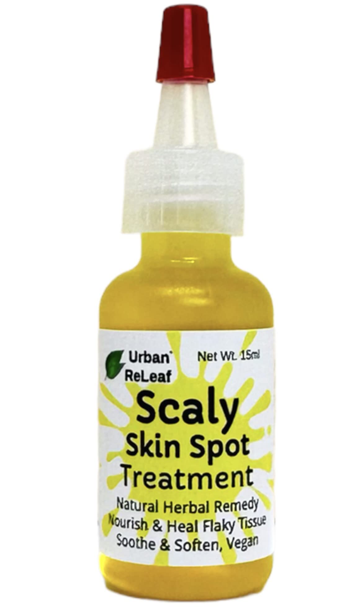 Urban ReLeafScaly Skin Spot Treatment ! Skin Smoothing Repair Oil, Natural Relief for Flaky, Cracked, Severely Dry Spots. Nourishing Oils. 100% Natural. Made in USA.