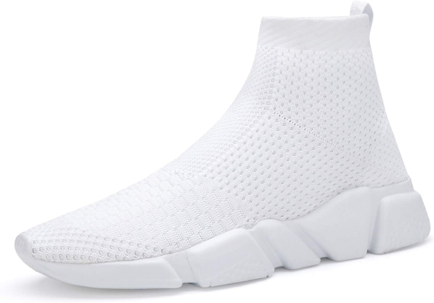 Santiro Walking Shoes for Men Lightweight High Top Sneakers Breathable Knit Athletic Running Shoes Fashion Gym Sports Shoes - Image 4