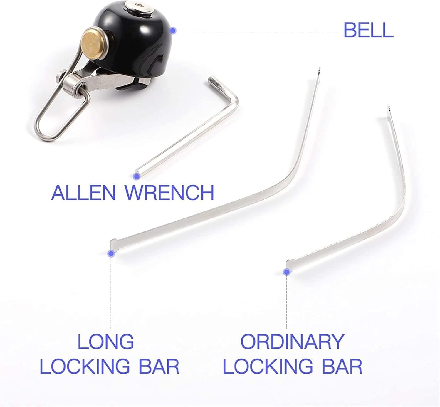 Safety bell loud bicycle bell scooter horn micro scooter bell,bike bell Accessories Bicycle Handlebar Bell Safety Metal Ring Loud Sound Handlebar Bells Ultra-loud Road Bikes Horns