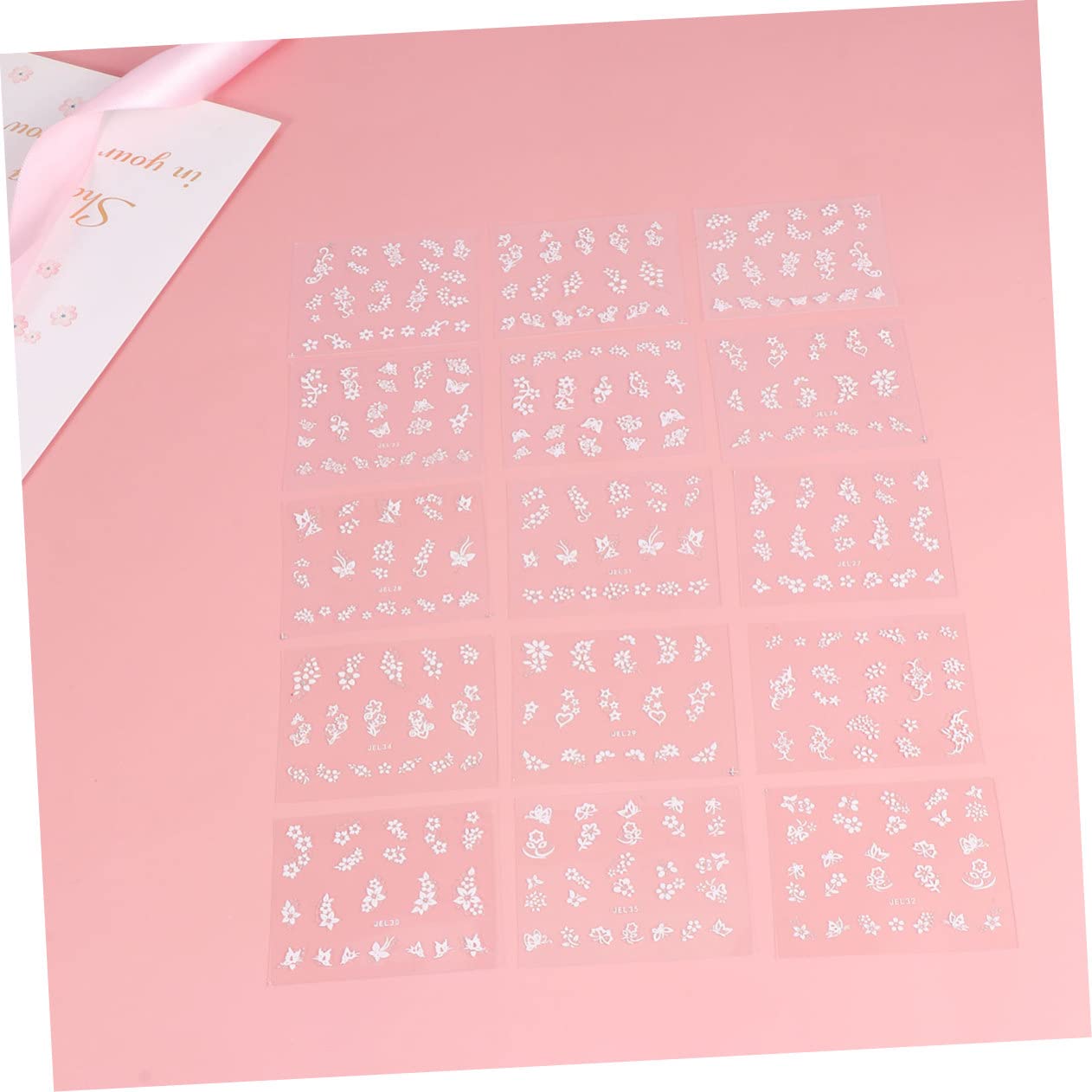 3 Set Adesivi Per Unghie Creativi Nail Decals Colorati Colorati Per Manicure Te Per Donne E Ragazze Per Amanti Della Nail Art 50 Pezzi*3