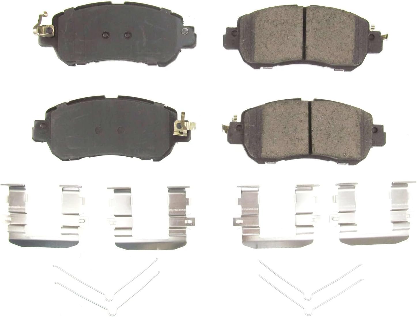 PowerStop Front Brake Pads For Nissan Kicks 2018-24 | Nissan Versa 2020-25 - Z17 Ceramic Brake Pads With Installation Hardware, 17-2038